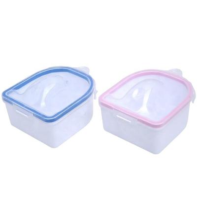 China White Acrylic Manicure Treatment Nail Soaker Remover Bowl Manicure Soak Off Bowls SG005 for sale