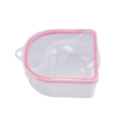 China Double Layer Gel Nail Polish Soak Off Bowl Manicure Tool Separate Fingers Soak Off Remover Bowl SG005 for sale