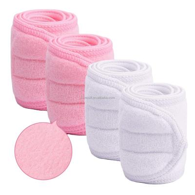 China Suresult Skin Care LOGO Skincare Headband Spa Custom Make Up Chef Terry Cloth Facial Wrap Headband With Gift Package for sale