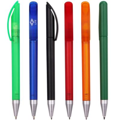 China Promotional Twist Pen Advertising Customized Plastic Pen Ball Pen Customized Cute Pen for sale