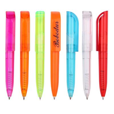 China Promotional Customized Mini Color Pen Mini Printing Pen Twist Logo Mini Pen Barrel Promotional Pen for sale