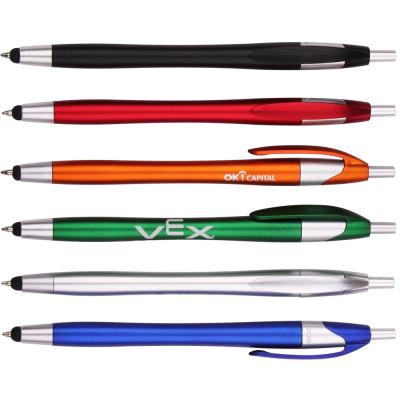 China Promotional Pen Promotional Pens With Logo Custom Stylus Plastic Pen With Slim Stylus Pen for sale