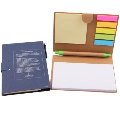 China Mini Promotional Customized Notepad And Pen Gift Set for sale