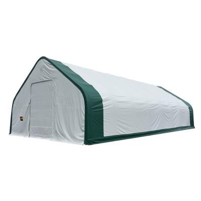 China Container Roof Storage Shelter Metal Engineered Shelter Warehouse Tent Metal Trussed Outdoor Industrial Storage Building for sale