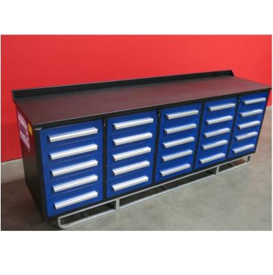 China Cold Roll Steel Sheet Steel Mobile Work Bench 10FT-25D for sale