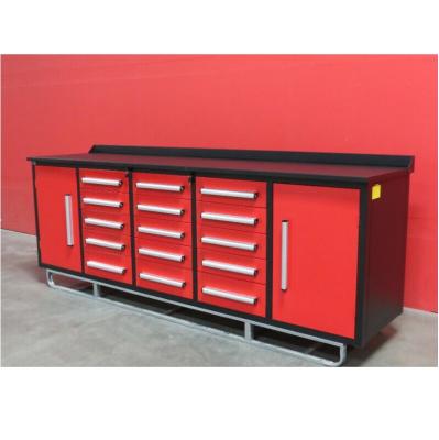 China Cold Roll Steel Sheet Steel Work Bench High Quality Tool Cabinet 10FT-15D-2 for sale