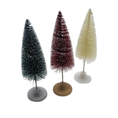 China Tall PP mini tower pine featured Christmas tree tops decorated with cedar treesRomantic Christmas tree for sale