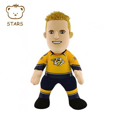 China Cartoon Toy ASTM/EN71 Baseball Player Realistic Plush Toy Human Shape Doll for sale