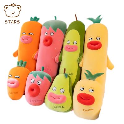 China Kids Toy Gift Wholesale Pear Fruit Pillow Comfortable Travel Neck Pillow for sale