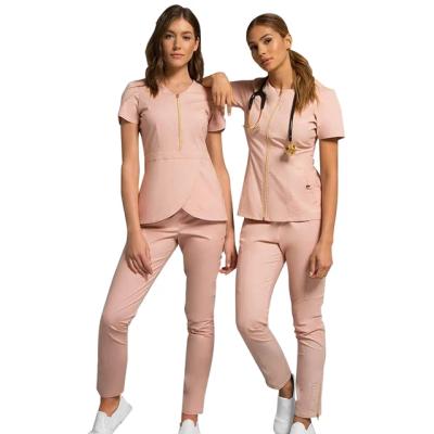 China Hot Sale Medical Uniform Joggers Suit Scrubs Clinical Medical Hospital Uniform Nursing Uniform Manufacturing Set All Uniform Scrubs OEM Unisex Key for sale