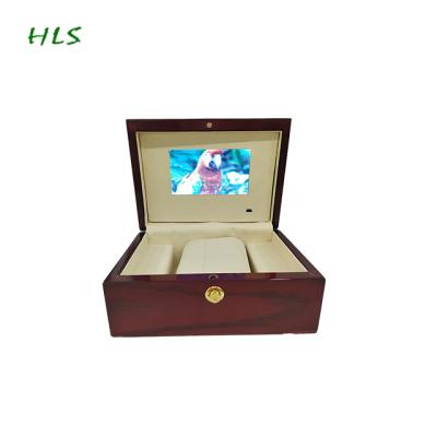 China China promotional high quality digital wooden visual box video brochure for greeting for sale