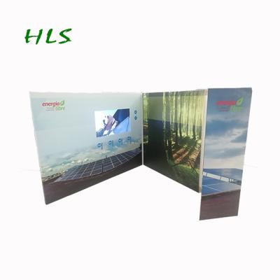 China China OEM/ODM 5 Inch LCD Video Video Brochure Card Video Greeting Card for sale