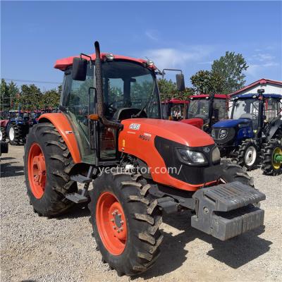 China Farm Work Machinery YCC Used Tractor Kubota 95HP Wheel Farm Tractor With Cabin Farm Machinery for sale