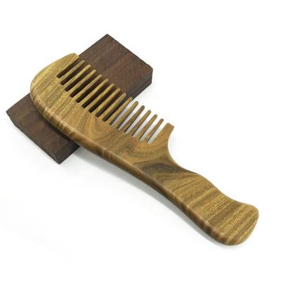 China Eco-friendly factory direct wholesale custom made sandalwood wooden hair brush hair comb for sale