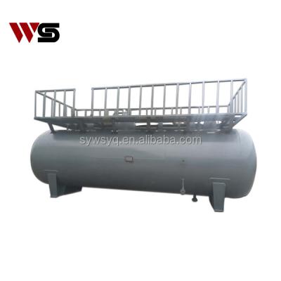 China The standard gas collecting/transportation/pressure gas/industrial gas pigging station etc. ASME / Liquid Three Phase Filter Separator With Deck And Skid Mounted for sale