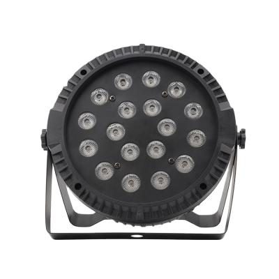 China Easy Installation Professional Factory Led Plastic Par Light Parts JJ-SP1801 18PCs 1W Par Light Spotlight for sale