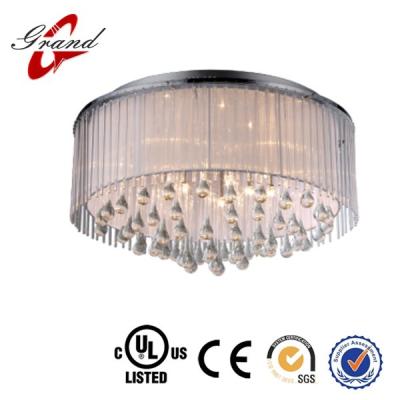 China stainless steel & Modern Big Crystal Ball K9 Crystal Ceiling Light Fixture for sale