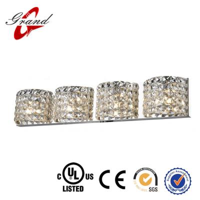 China China Factory 4-Lts Bathroom Vanity Decorative Crystal Wall Lamp for sale