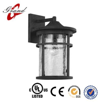 China Tempered Glass UL&CE Certificates Solar Outdoor LED Street Die Casting Alumimum Wall Lantern for sale