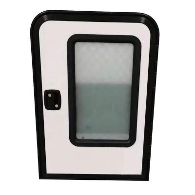 China Brand New RV Small RV Door RV Motorhome Caravan Accessories RV Camper Room Entry Doors With Windows for sale