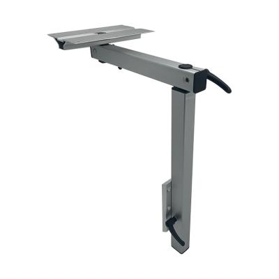 China Simple And High Quality Wall Mount Adjustable Aluminum Alloy RV Kit Table Leg With Swivel Caravan Support Legs for sale