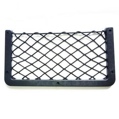 China ABS Coach Bus Back Seat Back Pocket Plastic Magazine Net Organizer Bag Storage for sale