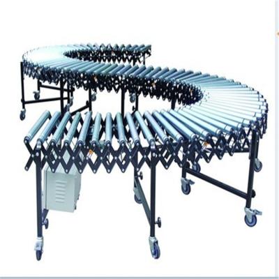 China Heat Resistant Roller Conveyor Motor-Drive Portable Conveyor Flexible Material Conveying Equipment for sale