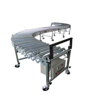 China Heat Resistant Portable Roller Conveyors Material Handling Flexible And Expandable Transport for sale