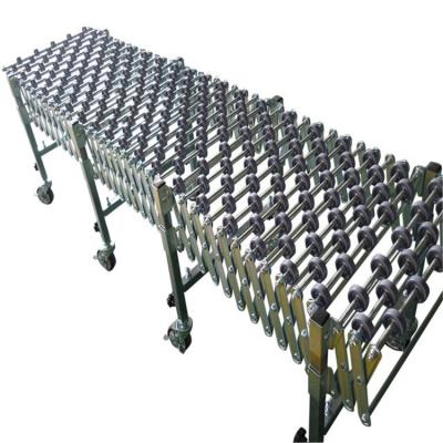 China Heat Resistant Logistics Handing Skatewheel Expandable Conveyor Box Conveyor for sale