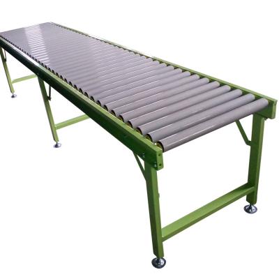 China New Gravity Heat Resistant Manual Roller Conveyor Powder Coated Roller Conveyor for sale