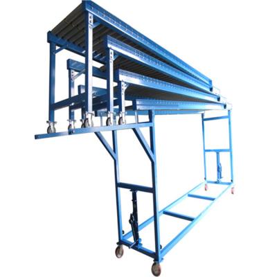 China Heat Resistant Movable Foldable Unloading Conveyor For Container /Truck for sale