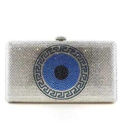 China Evil Eyes Crystal Stone Bag Fashion Women Wedding Clutches OC4102 Occi New Design Evil Eyes Crystal Stone Bag Fashion Women Wedding Clutches for sale