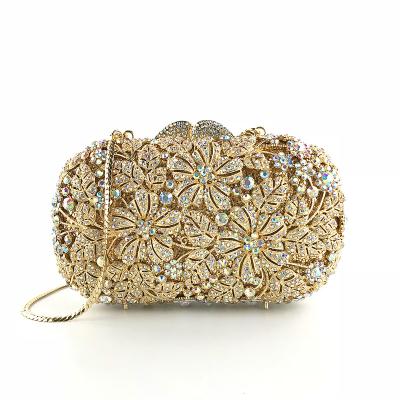 China Handmade High Quality Flower Crystal Clutch Bags From Clutch Occi Suppliers OC3693 for sale