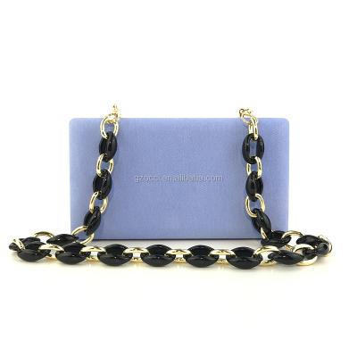 China Luxury Clutch Bags OC4195 High quality denim fabric women denim clutch evening bag for sale