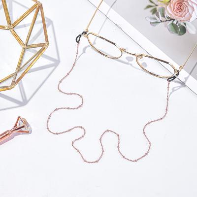 China New Design Stainless Steel Eyewear Metal Eyewear Cord Cooper Retro New Design Strap Sun Glass Accessory Chain for sale