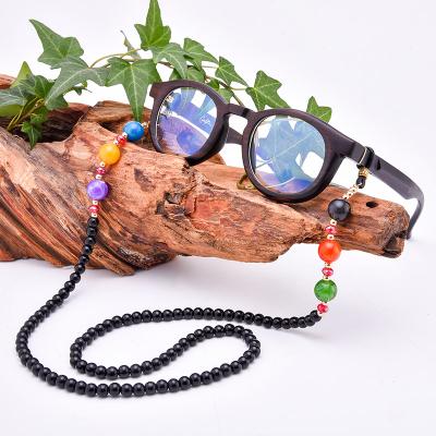 China Retro Style Acrylic Ethnic Glasses Chains Glass Rope Glass Antiskid Pendant for sale