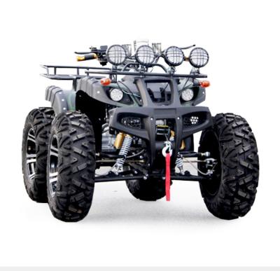 China All-Terrain Off-Road Gas Motorcycle Automatic Four-Wheel Beach Buggy Mountain ATV For Adult 10 inch iron tire for sale