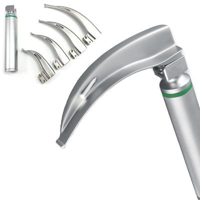 China Laryngoscopes Fiber Optic Set Fiber Optic Macintosh Laryngoscope Set 4 Blades 1 Handle WB400-32-01 for sale