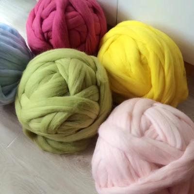 China Super Chunky 21 Micron 100% Merino Chunky Wool Yarn Free Sample Free Sample for sale