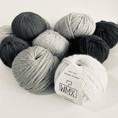 China Sustainable Thick 6mm Australian Merino Wool Thinner Yarn For Hand Knitting Sweaters for sale