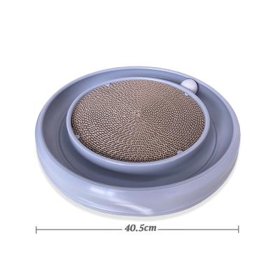 China Post Viable Pet Shop Cat Scratcher Round Panel Explosion New Product Cat Scratching Cardboard Cat Scratcher for sale