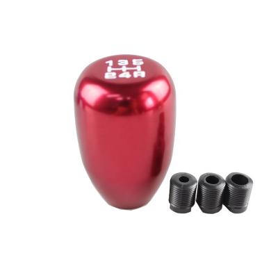 China Universal 5 Speed ​​Aluminum Car Gear Shift Knob Manual Racing Gear Shift Knob Shift Lever for sale