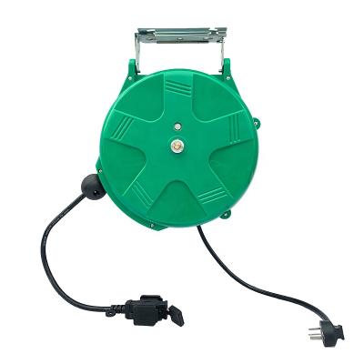 China Rewindable 15m 15m Automatic Cable Reel Retractable Wall Mounted Garden Hose Hose and Reel for sale