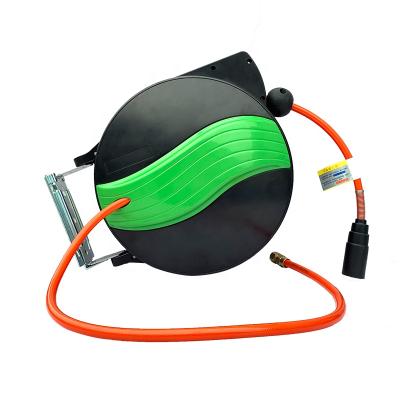 China Best Adjustable Wall Mounted Retractable Garden Hose 10m Reel Water Hose Reel 10 Meters for sale