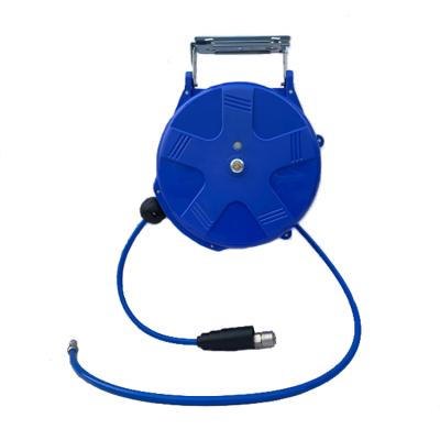 China Adjustable Air Hose Reel Automatic Retractable Rolled Hose Reel For Garden Use for sale