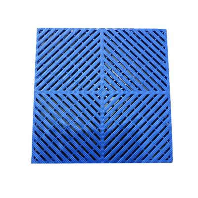 China 2019 Car Repair Wash Shop Plastic Exterior Car Floor Panels Roll Sheet Grid Honeycomb Laminate Poultry Carpet Slat Flooring for sale