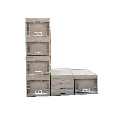 China Eco-friendly material collapsible plastic collapsible storage pp storage container crates tool box for sale