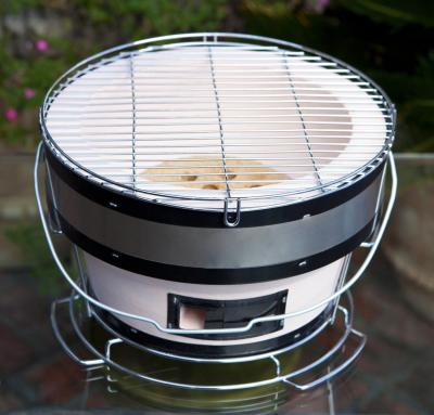 China Easily Assembled Japanese Ceramic Grill from Clay Charcoal Grill Chrome Cooking for Backyard, Outdoor Cooking, Camping for sale