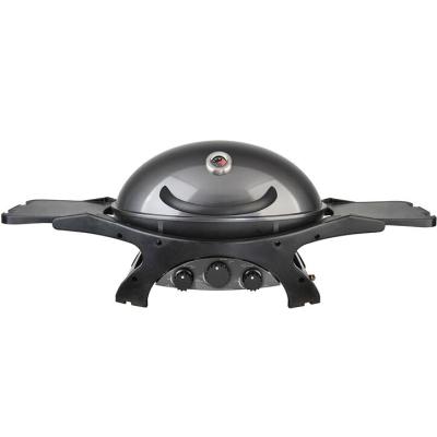 China Easily Assembled 3Burners Gas Grill Outdoor Gas Grill Portable Gas BBQ Grill with Cart Cart for sale