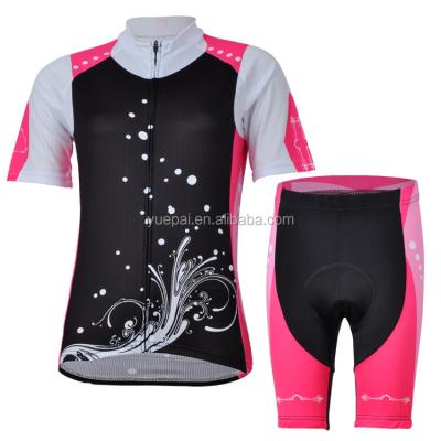 China 2021 Customs Logo Design Antibacterial Bike Wear Sublimated Cycling Tank Top Women Cycling Sets for sale